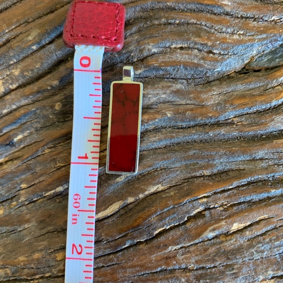 Sterling silver 925 Red Jasper pendant - Picture 3 of 4